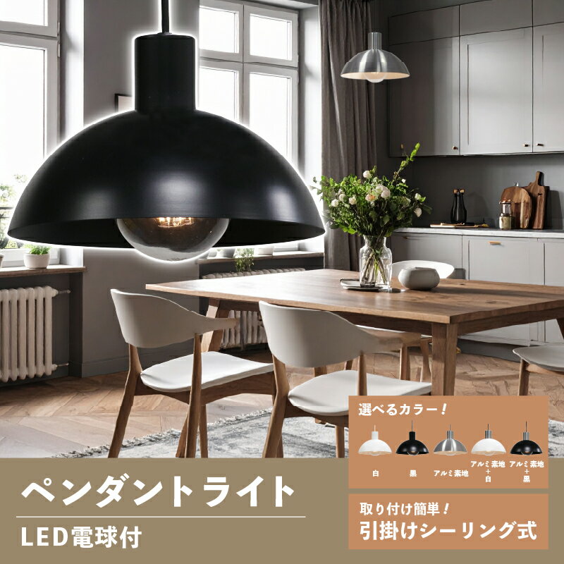 【ふるさと納税】 ペンダントライト　SP -126 - ＋SP -126 -03 - /LDF45D(Ball95) 付【 ペンダントライト ライト 照明 インテリア アルミ製 軽量 シンプル 工具不要 送料無料 】