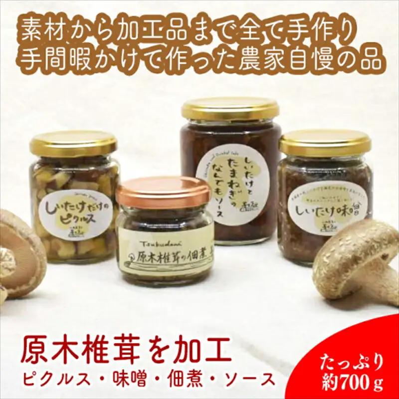 椎茸加工品セット（加工品４種セット）【 家庭用 自宅用 贈答品 贈答用 ギフト お取り寄せ お中元 お歳暮 贈り物 お祝い 神奈川県 小田原市 しいたけ しいたけ】