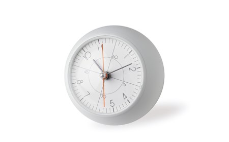 earth clock less / ホワイト（TIL19-09 WH）レムノス Lemnos 時計 工芸品 装飾品 民芸品 伝統技術 インテリア 五十嵐威暢 球体 地球 美しい おしゃれ 