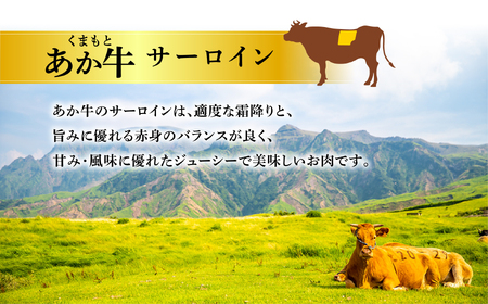 【畜協直】あか牛サーロインステーキ 200g×2