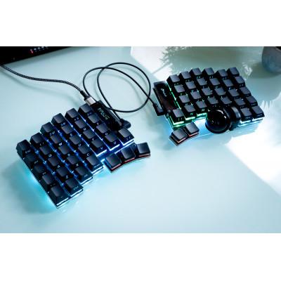 ふるさと納税 飛騨市 トラックボール付き60%左右分割キーボードキット Keyball61 黒