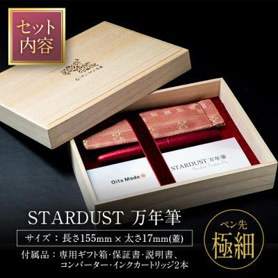 ふるさと納税 佐伯市 STARDUST 万年筆 (紫鉱 (しこう):極細・EF) |  | 02