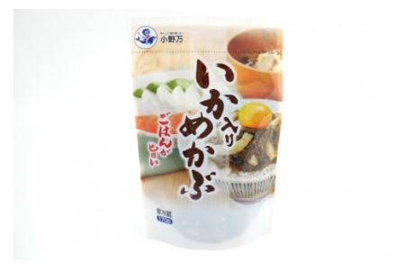 小野万 いか入りめかぶ 170g 5個セット イカ おかず おつまみ [小野万 宮城県 気仙沼市 20562583]