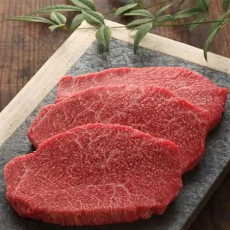 GI認証　くまもとあか牛クリミステーキ　150g×3枚(益城町)【配送不可地域：離島】【1461223】
