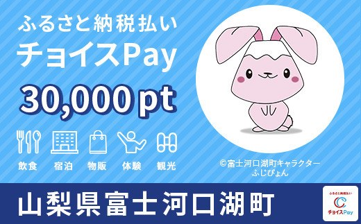 
富士河口湖町チョイスPay 30,000pt（1pt＝1円）【会員限定のお礼の品】
