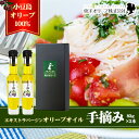 【ふるさと納税】小豆島産 エキストラバージンオリーブオイル〔手摘み〕83g×2本セット（L-50）　 小豆島産 黒オリーブ 植物オイル 植物油 贈答用