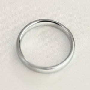指輪 チタンリング 甲丸 (幅2.5mm) 9号 | 指輪 アクセサリー 新潟県 弥彦村