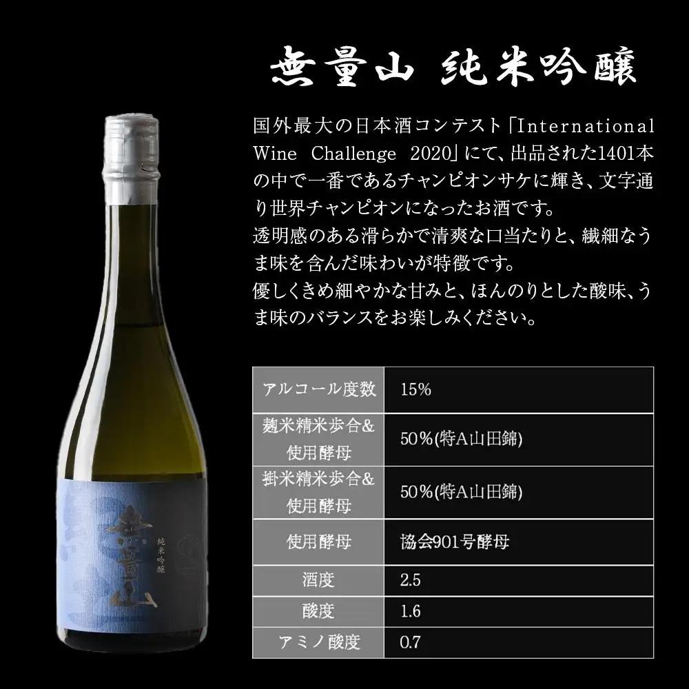 紀土 無量山 純米吟醸・純米大吟醸 720ml 2本セット ［Hw16］
