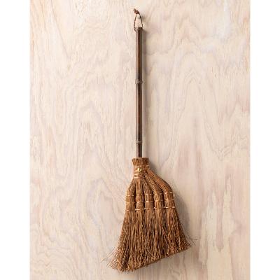 ふるさと納税 海南市 国産シダ箒 5玉 短柄