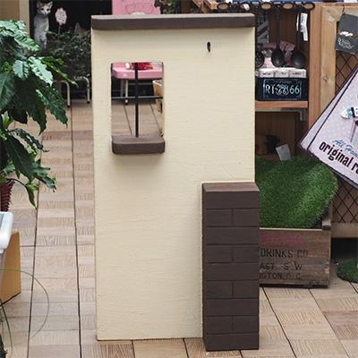 ふるさと納税 朝倉市 小窓付きフレンチ壁(ダークブラウン)