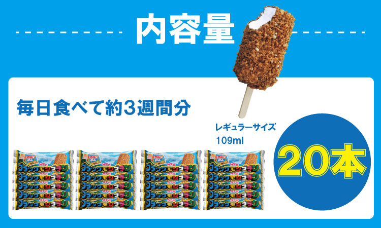 ブラックモンブラン20本セット 竹下製菓 アイス クリーム スィーツ  あいす アイスバー スイーツ バニラ チョコ クランチ 佐賀 九州 限定 詰め合わせ アソート 地方 ご当地 お取り寄せ ギフト