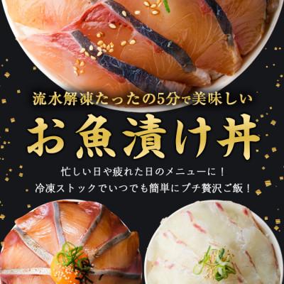 ふるさと納税 門川町 【毎月定期便】海鮮 お魚漬け丼食べ比べセット(門川町)全3回 |  | 01