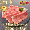 【ふるさと納税】【近江牛A5ランク】すき焼き 上ロース（300g）2~3人前