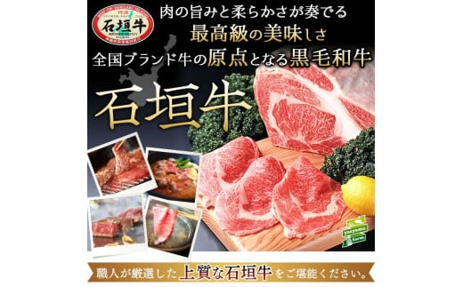 石垣牛 特選 肩ロース 焼肉 400g  沖縄県 石垣市 石垣島 肩ロース ロース 焼き肉 牛肉 黒毛和牛 E-44