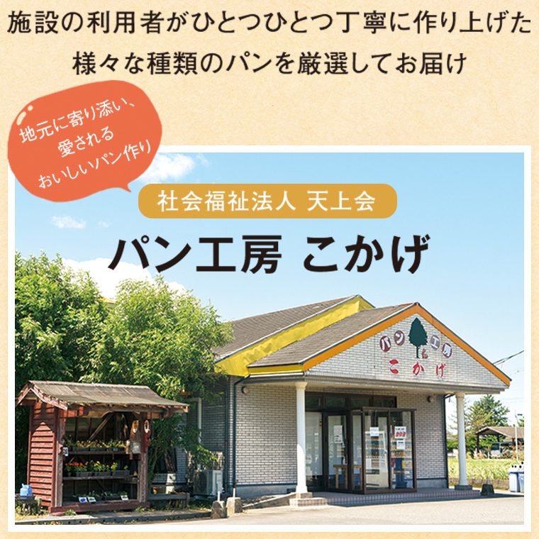 【A65002】パン工房こかげ　おすすめパン詰め合せ_イメージ3