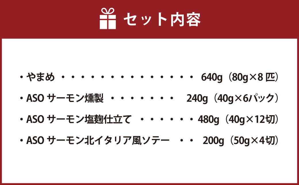 阿蘇から届く かわべの湧水やまめ enjoyセット