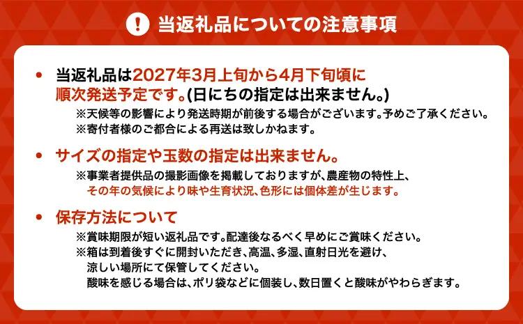 先行予約 不知火 約5kg 約15〜20玉 雑誌MORE掲載 松川果樹園 2027年3月上旬-4月下旬発送予定