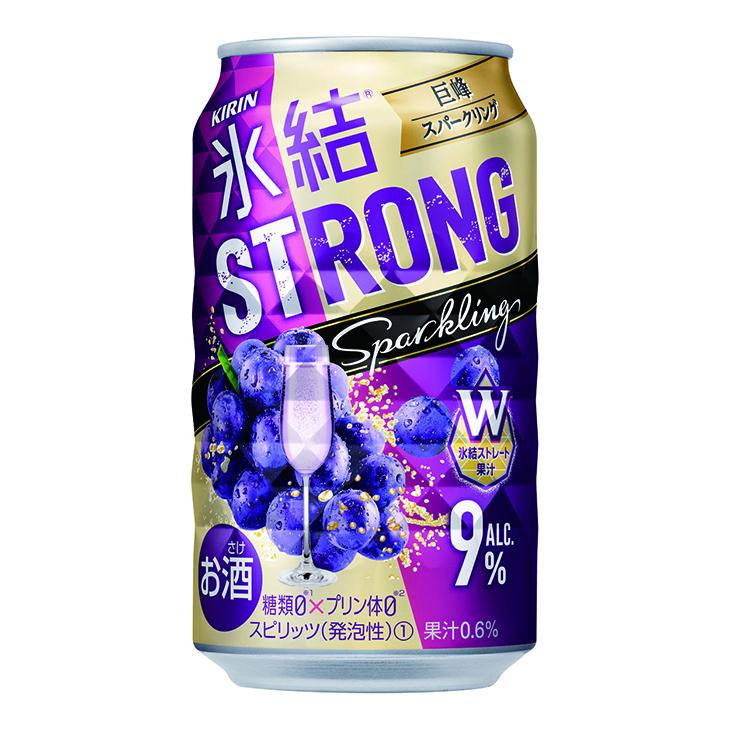 キリン 氷結ストロング 巨峰スパークリング　350ml 1ケース（24本）◇