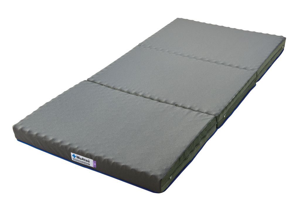 ムアツ マットレス プロ ハード ダブル 三つ折り 折りたたみ マットレス 約 10cm 敷布団 敷き布団 寝具 ハード シーツ 専用シーツ付 綿 ベージュ 昭和西川 体圧分散 通気性 寝返りサポート