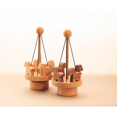 ふるさと納税 宍粟市 木のおもちゃ「メリーゴーランド」2個セット　AH15　 |  | 03