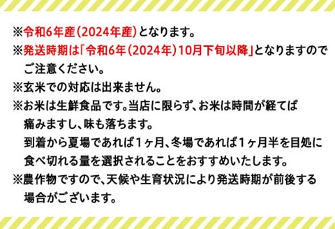 75-6N106【6ヶ月連続お届け】新潟県長岡産コシヒカリ10kg（特別栽培米）