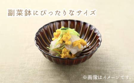 【美濃焼】ぎやまん陶 浅小鉢 ペアセット 墨ブラック【カネコ小兵製陶所】【TOKI MINOYAKI返礼品】  食器 鉢 小鉢 副菜鉢 ボウル レンジ対応 電子レンジ対応 食洗器対応 ペア セット 食