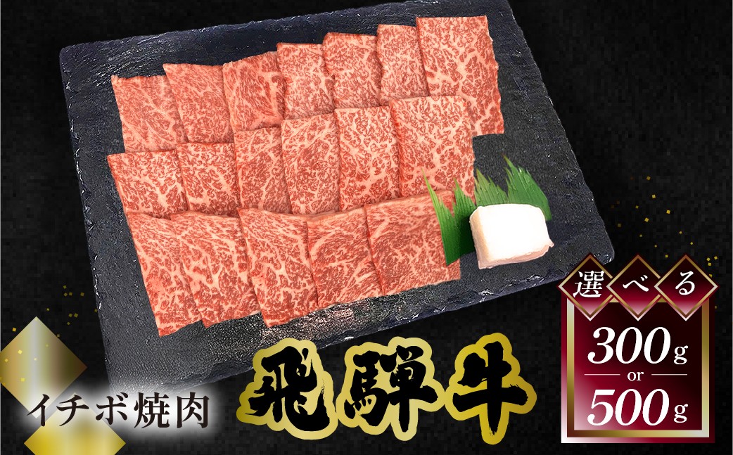 
                  【選べる容量】 菊の井 飛騨牛イチボ焼肉  300g （2～3人前）／500g（4～5人前） 牛肉 ブランド牛 国産 やきにく 焼き肉【冷凍】いちぼ 飛騨牛 飛騨 下呂 牛 焼き肉用 焼肉  
                