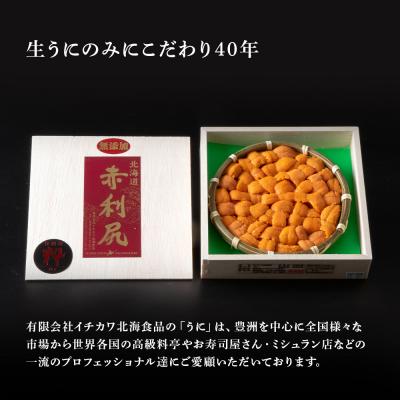 ふるさと納税 千歳市 【2025年6月より発送】赤利尻　生うに　竹網盛「粋」 バフンウニ |  | 02