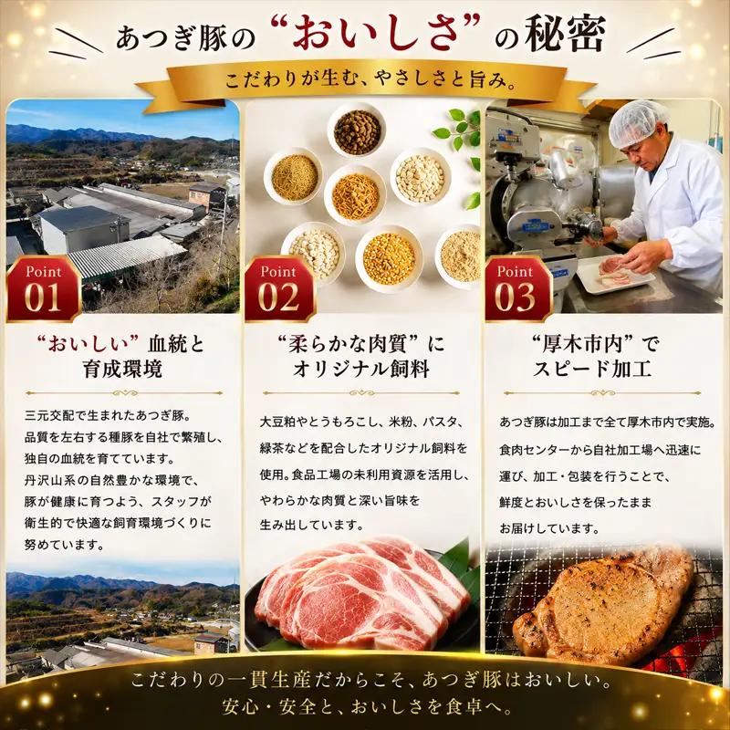 味噌漬け あつぎ豚 約600g (6枚) 【味噌漬け】