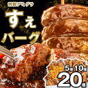 【ふるさと納税】特製！デミグラすえバーグ　選べる個数5個　10個　20個　SF098-0【福岡県 須恵町】