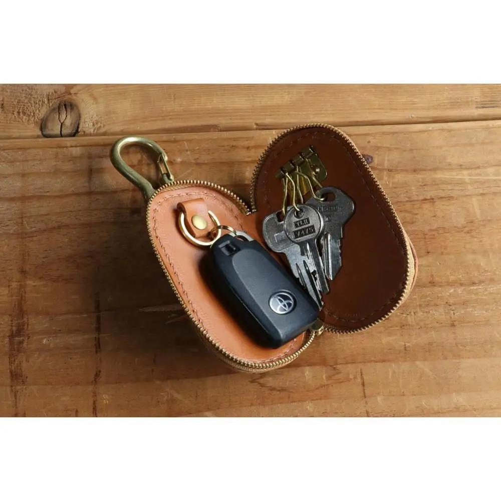 ラウンドファスナーキーケース【ブラック】