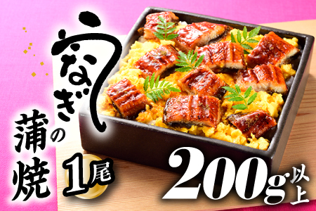 ZI422.うなぎの蒲焼１尾（計２００g以上）『１～２ヶ月前後でお届け！！』