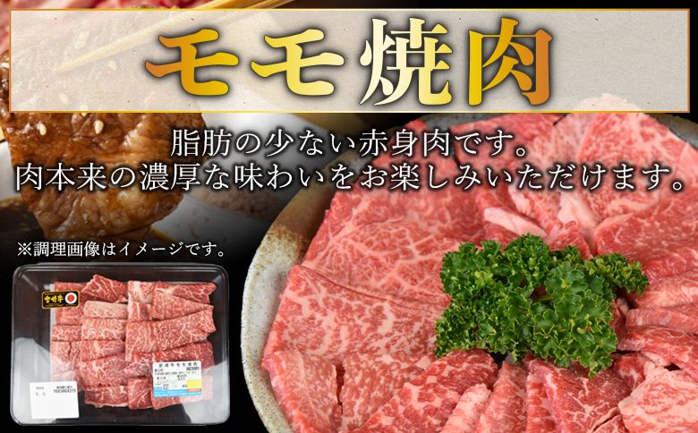 ＜宮崎牛モモ焼肉500g ＋ 宮崎県産黒毛和牛こま切れ100g＞1か月以内に順次出荷【 国産牛 肉 牛肉 精肉 モモ もも 焼肉 焼き肉 ヤキニク 牛こま こま BBQ パーティー お取り寄せグルメ 