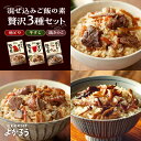 【ふるさと納税】よかろう 混ぜ込みご飯の素 贅沢3種 食べ比べ セット 詰め合わせ 《豊前市》【有限会社よかろう】鶏飯 鶏めし ご飯の素 炊き込みご飯の素[VBA015] 11000 11000円