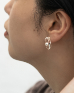 HARIO ピアス フープパール K10［HAPR-HP-P-K10 ］ ｜アクセサリー HARIO ハリオ_FM57