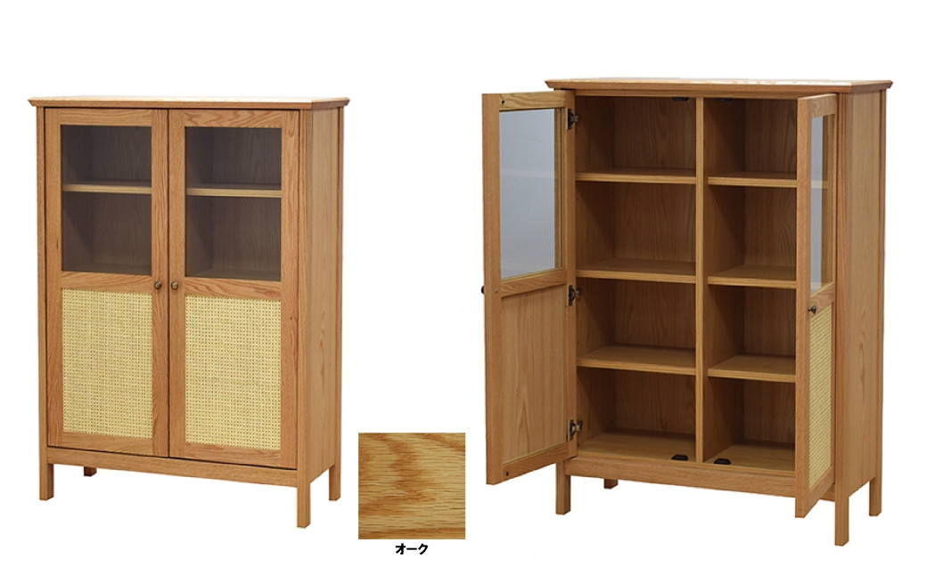 
            レグナテック 諸富家具【パラディ】キャビネット（ロー）Oak
          