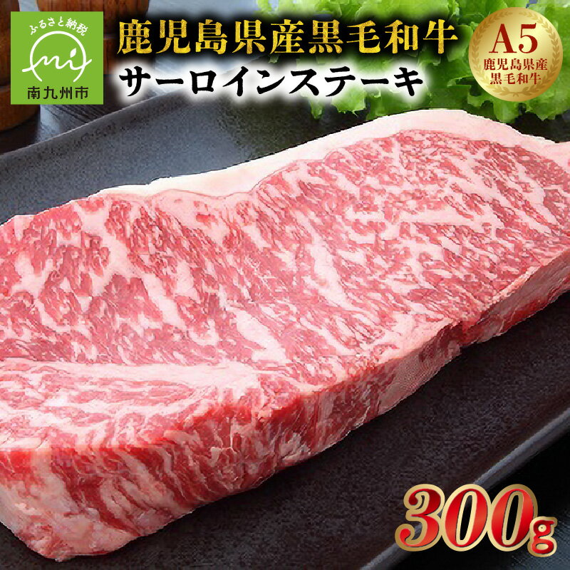 【ふるさと納税】5等級黒毛和牛サーロインステーキ300g