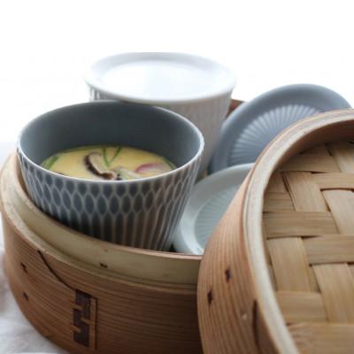 ふるさと納税 瑞浪市 美濃焼 さざなみ 【3色】8.5猪口カップ&小皿SET 200cc |  | 03