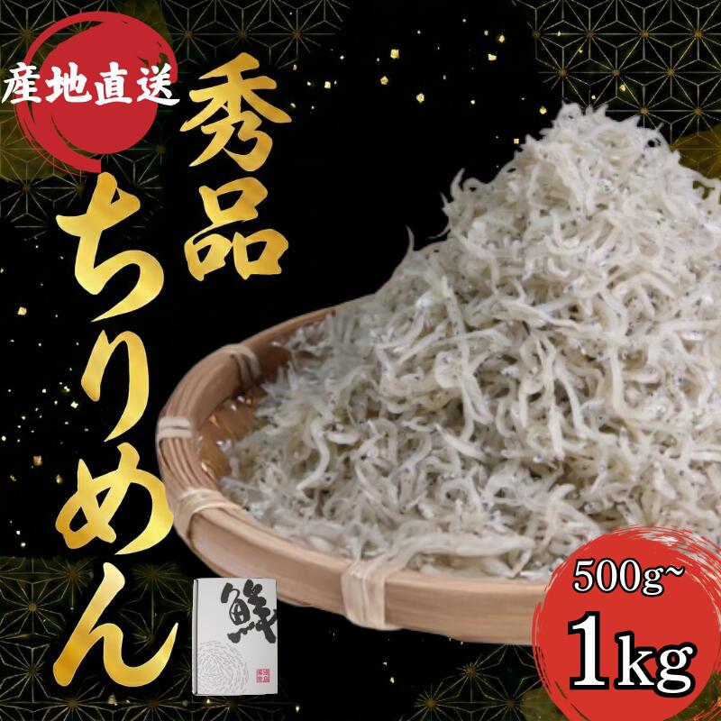 【ふるさと納税】 【秀品】ちりめん 500g~1kg 冷蔵 国産 徳島県産 新鮮 鮮度 しらす 魚 魚介類 小魚