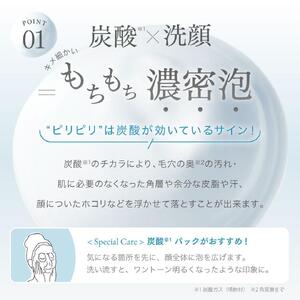 【SHIRORU】 クリスタルホイップ 120g 炭酸泡洗顔_OS305-0002