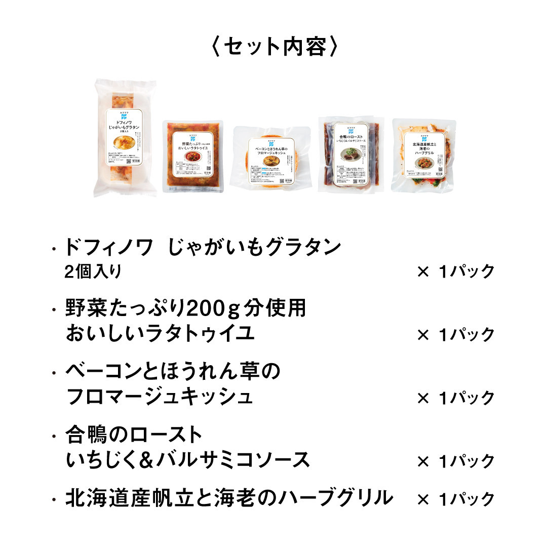 RFFF（ルフフフ）プチパーティにうれしい彩りデリセット