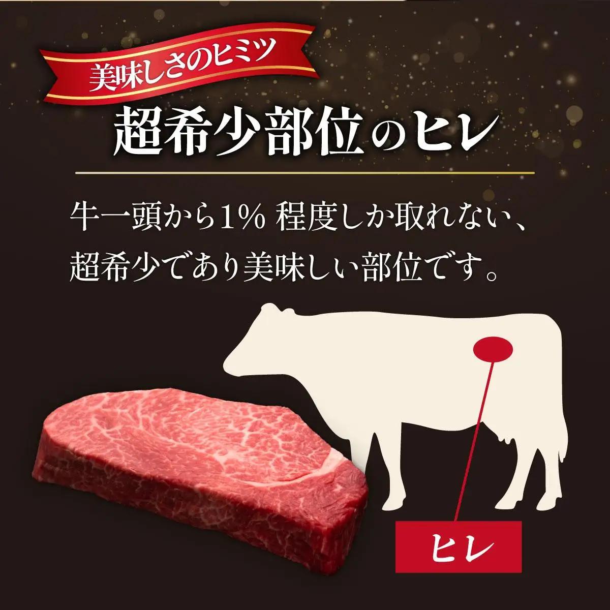 博多和牛 厚切り ヒレ ステーキ 200g×5枚【久田精肉店】