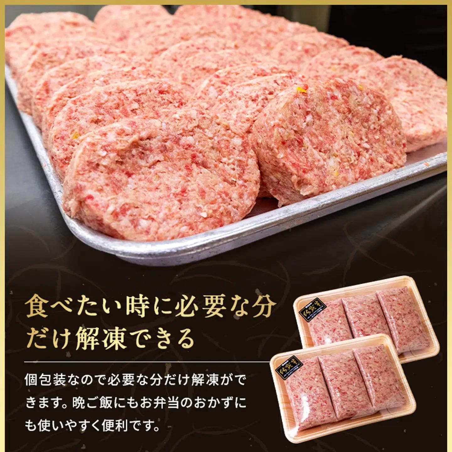 【定期便6回】佐賀牛 使用 老舗の贅沢 ハンバーグ 奇数月配送 全6回 定期便 _k-12