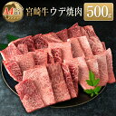 【ふるさと納税】◆宮崎牛ウデ焼肉(500g1パック)