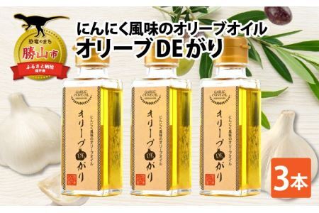 ガーリックオリーブオイル にんにく 3本セット [A-017005]