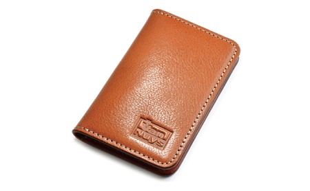 ビンテージオイルレザーの薄型名刺ケース　バンナイズ オイル シュリンク レザー 本革 名刺 ファッション小物 ファッション 財布  ビンテージブラック