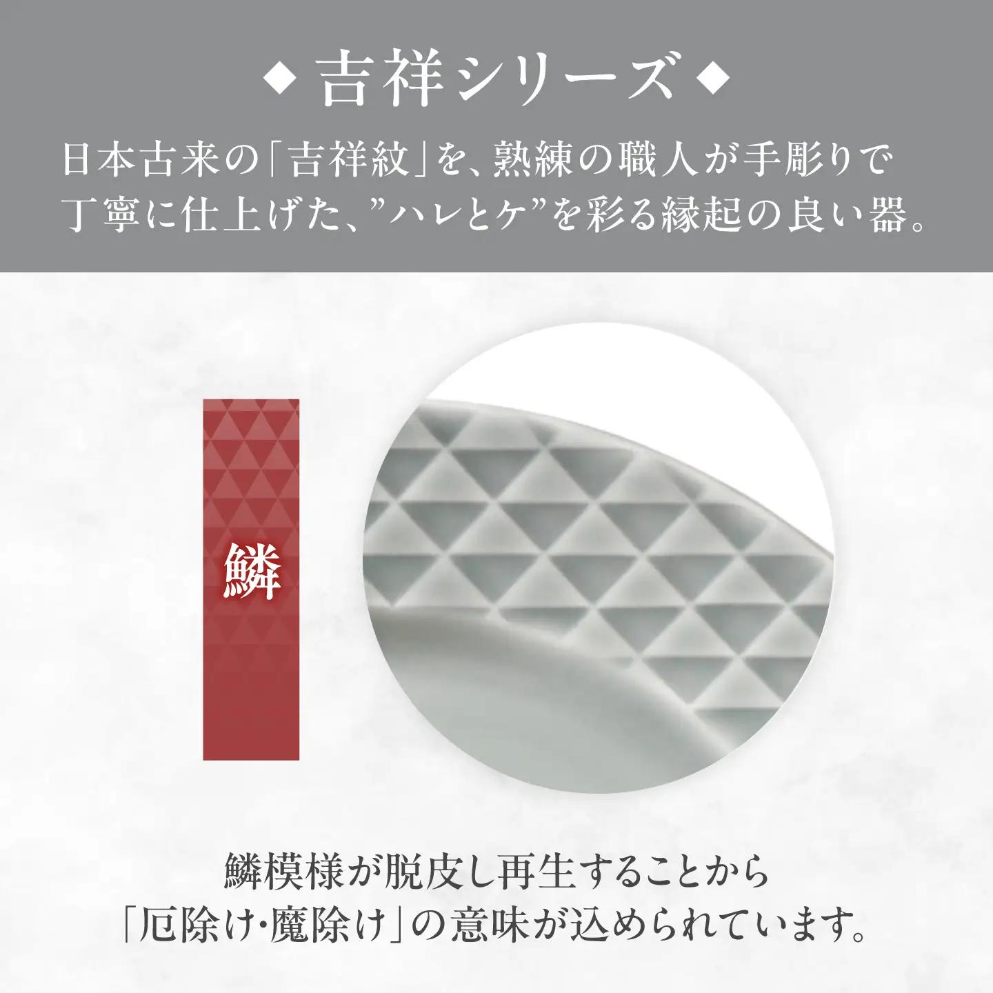 【美濃焼】 吉祥 19リム皿 鱗 2枚セット 瑞浪市 / JS企画 小田陶器  陶器 食器 お皿 皿  お皿 リムプレート 丸皿[AZAZ337]
