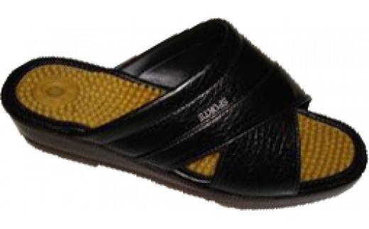 紳士用健康サンダル　MS 110（ブラック / M）