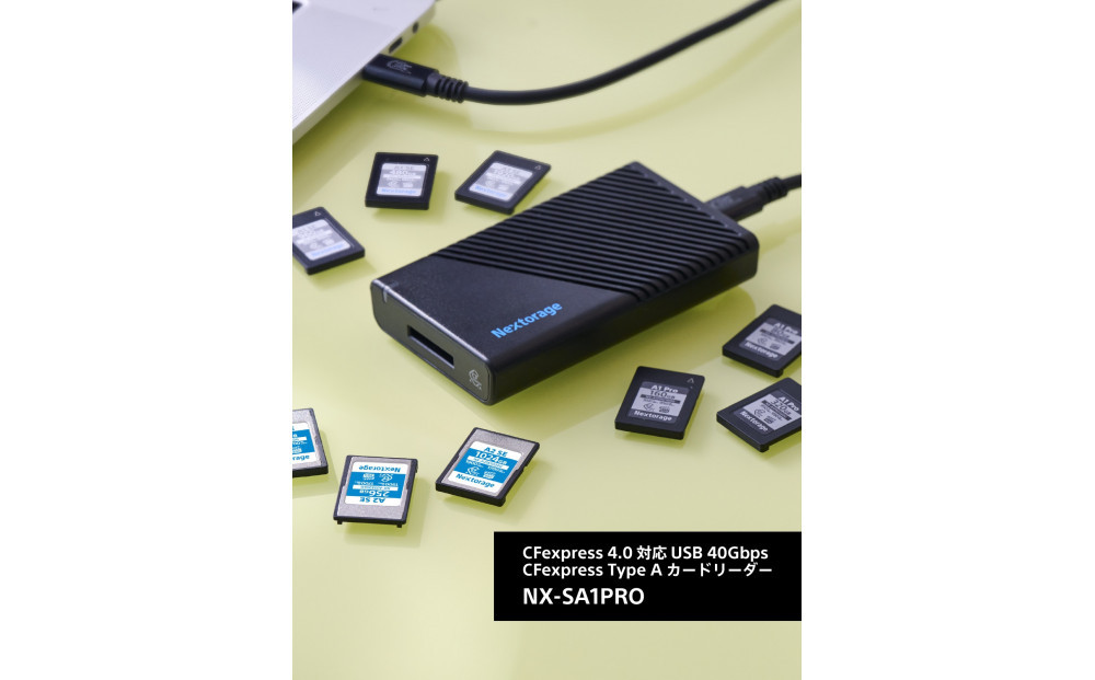 NX-SA1PRO｜CFexpress Type A USB 40Gbps カードリーダー