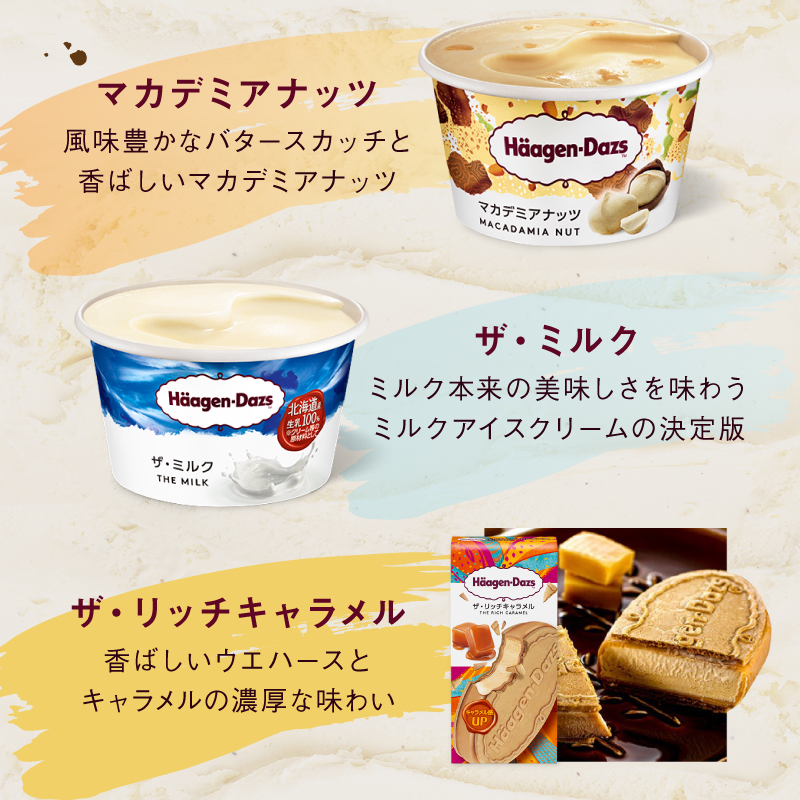 ハーゲンダッツ『ミニカップ(12個)＆クリスピーサンド(12個)セット』アイスクリーム アイス スイーツ デザート_H0016-135